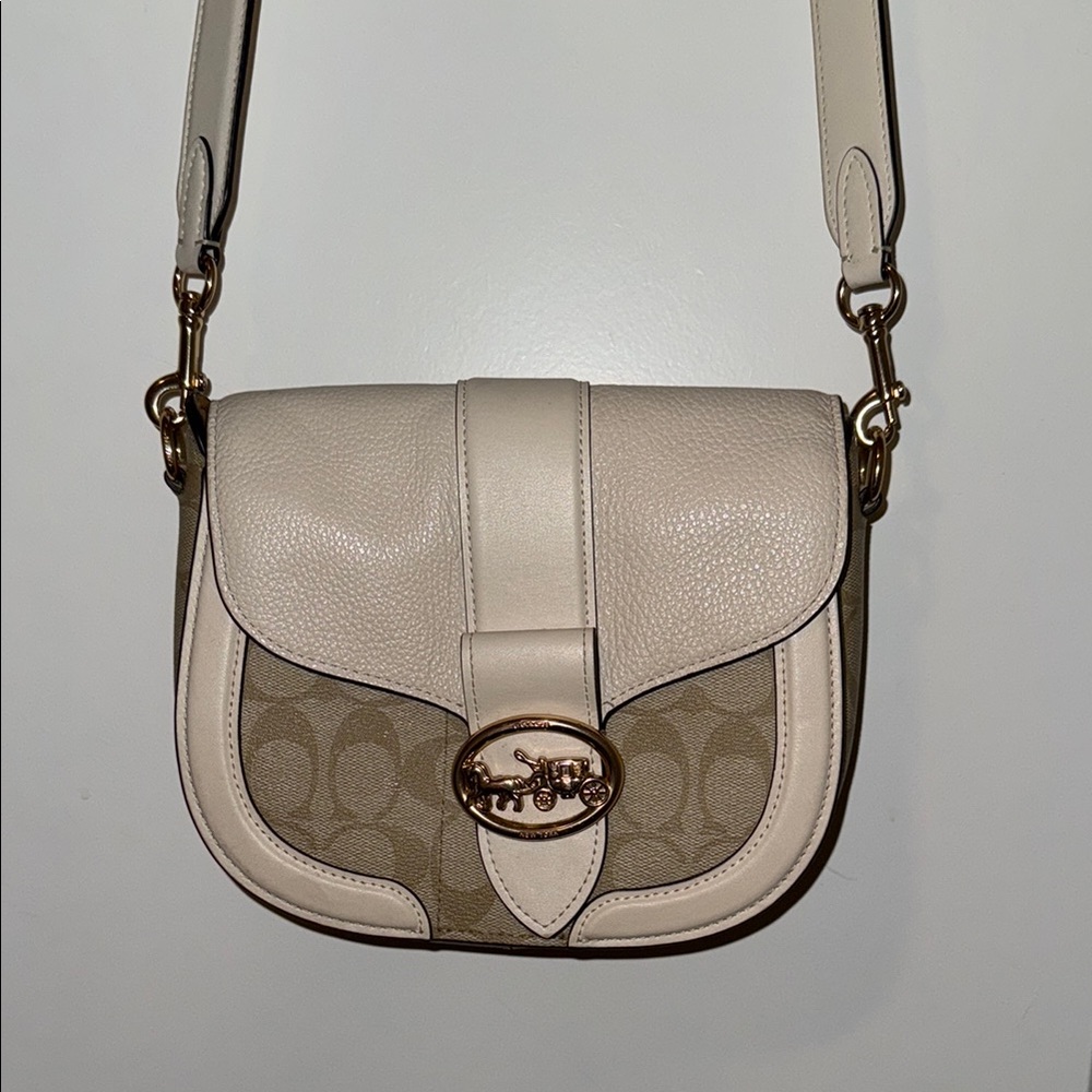 Coach Beige Crossbody Bag - Picture 2 of 7